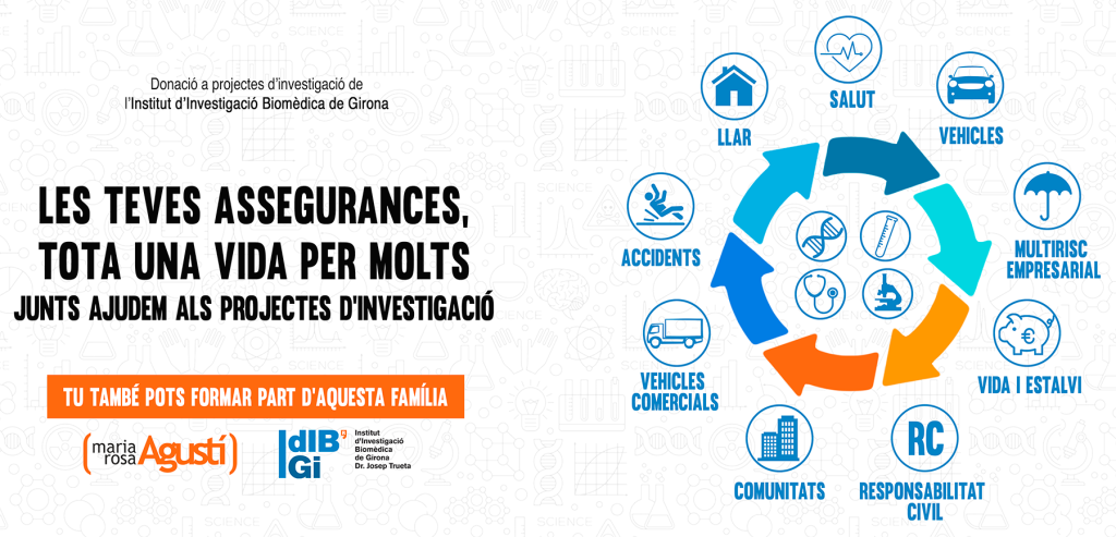 M. Rosa Agusti, agent d'assegurances Allianz a Girona donarà beneficis a Idibgi